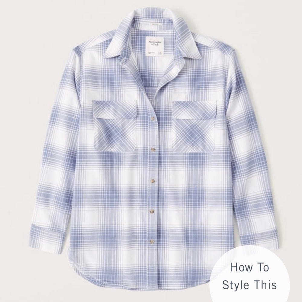 Abercrombie & Fitch Drapey Flanel